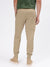 Gant Men Khaki Solid Regular Fit Drawstring Joggers