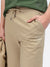 Gant Men Khaki Solid Regular Fit Drawstring Joggers