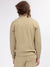 Gant Men Khaki Solid High Neck Long Sleeves Sweatshirt