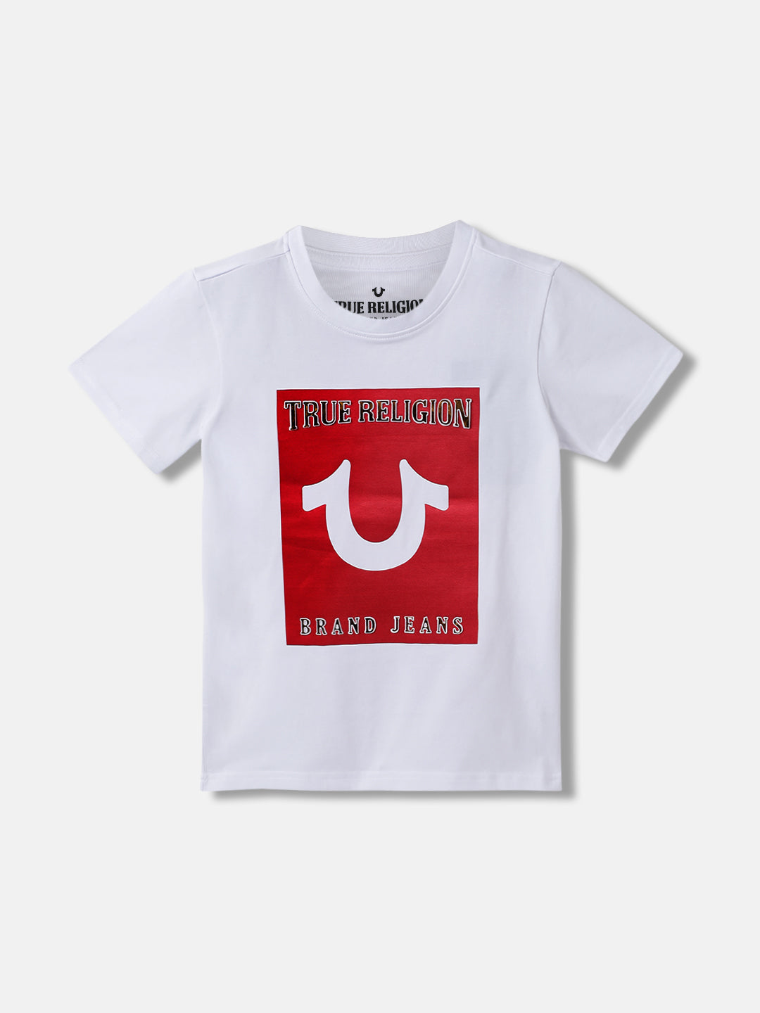 True Religion Kids Red & White Fashion Logo Regular Fit T-Shirt