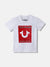 True Religion Kids Red & White Fashion Logo Regular Fit T-Shirt