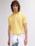 Gant Men Yellow Striped Polo Collar Short Sleeves T-shirt