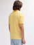 Gant Men Yellow Striped Polo Collar Short Sleeves T-shirt