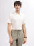 Gant Men Cream Solid Polo Collar Short Sleeves T-Shirt