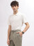 Gant Men Cream Solid Polo Collar Short Sleeves T-Shirt