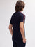 Gant Men Navy Blue Solid Round Neck Short Sleeves T-shirt