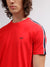 Gant Men Red Solid Round Neck Short Sleeves T-shirt