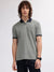 Gant Men Green Solid Polo Collar Short Sleeves T-shirt