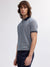 Gant Men Blue Solid Polo Collar Short Sleeves T-shirt