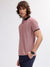 Gant Men Pink Solid Polo Collar Short Sleeves T-shirt