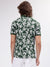 Gant Men Green Printed Polo Collar Short Sleeves T-shirt