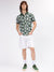 Gant Men Green Printed Polo Collar Short Sleeves T-shirt