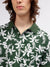 Gant Men Green Printed Polo Collar Short Sleeves T-shirt