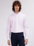 Gant Men Pink Striped Button-down Collar Long Sleeves Shirt