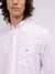 Gant Men Pink Striped Button-down Collar Long Sleeves Shirt