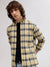 Gant Men Yellow Checked Button Down Collar Full Sleeves Shirt