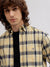 Gant Men Yellow Checked Button Down Collar Full Sleeves Shirt