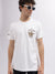 True Religion Men White Solid Round Neck Short Sleeves T-Shirt