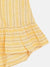 Blue Giraffe Girls Yellow Striped Collar Dress