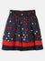 Elle Kids Girls Blue Printed A Line Skirt