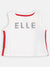 Elle Kids Girls White Embroidered Round Neck Top