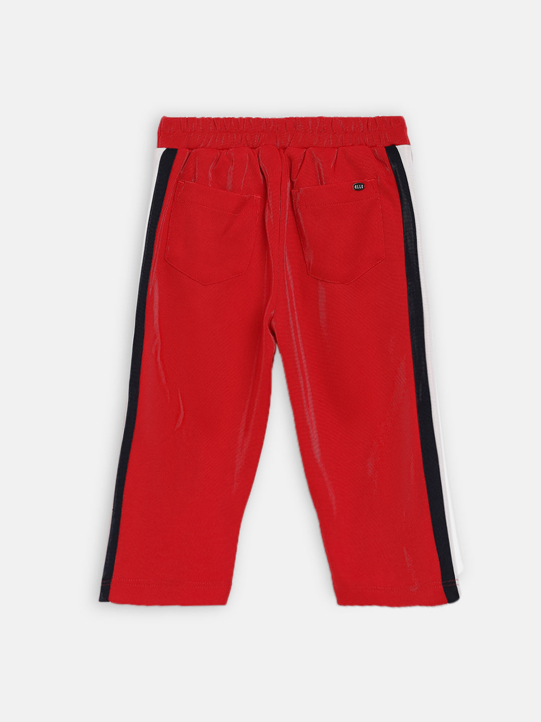 Elle Kids Girls Red Solid Regular Fit Trouser