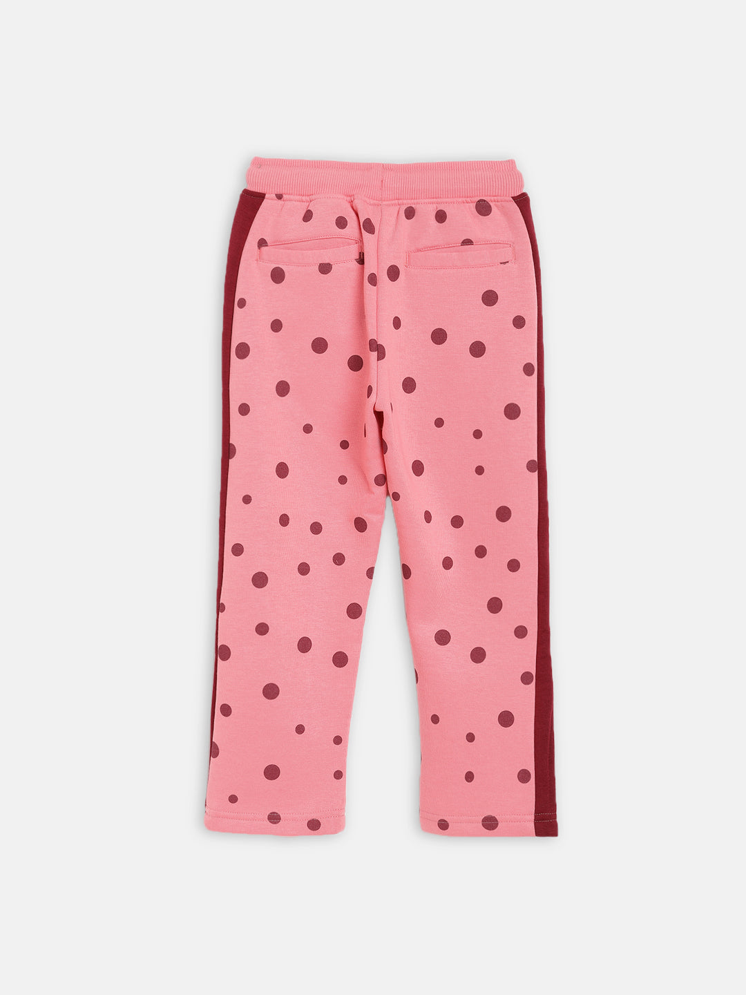 Elle Kids Girls Pink Printed Regular Fit Trouser