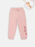 Blue Giraffe Girls Pink Solid Regular Fit Sweatpant