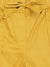 Blue Giraffe Girls Yellow Solid Regular Fit Shorts