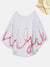 Elle Kids Girls White Embroidered Round Neck Top