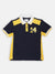 Blue Giraffe Boys Navy Solid Polo TShirt