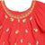 Blue Giraffe Girls Red Solid Round Neck Jumpsuit