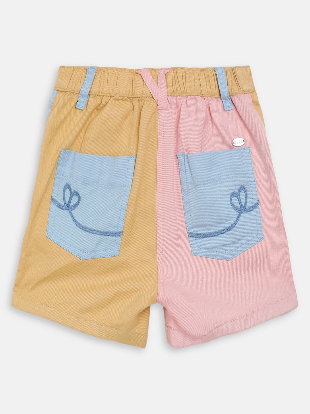 Elle Kids Girls Multi Solid Relaxed Fit Shorts