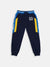 Blue Giraffe Boys Blue Solid Straight Fit Sweatpant