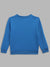 Blue Giraffe Boys Blue Solid Round Neck Sweatshirt