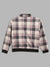 Blue Giraffe Boys Navy Checked Collar Jacket