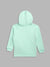 Elle Kids Girls Mint Solid Round Neck Sweatshirt