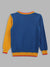 Blue Giraffe Boys Multi Solid Round Neck Sweater