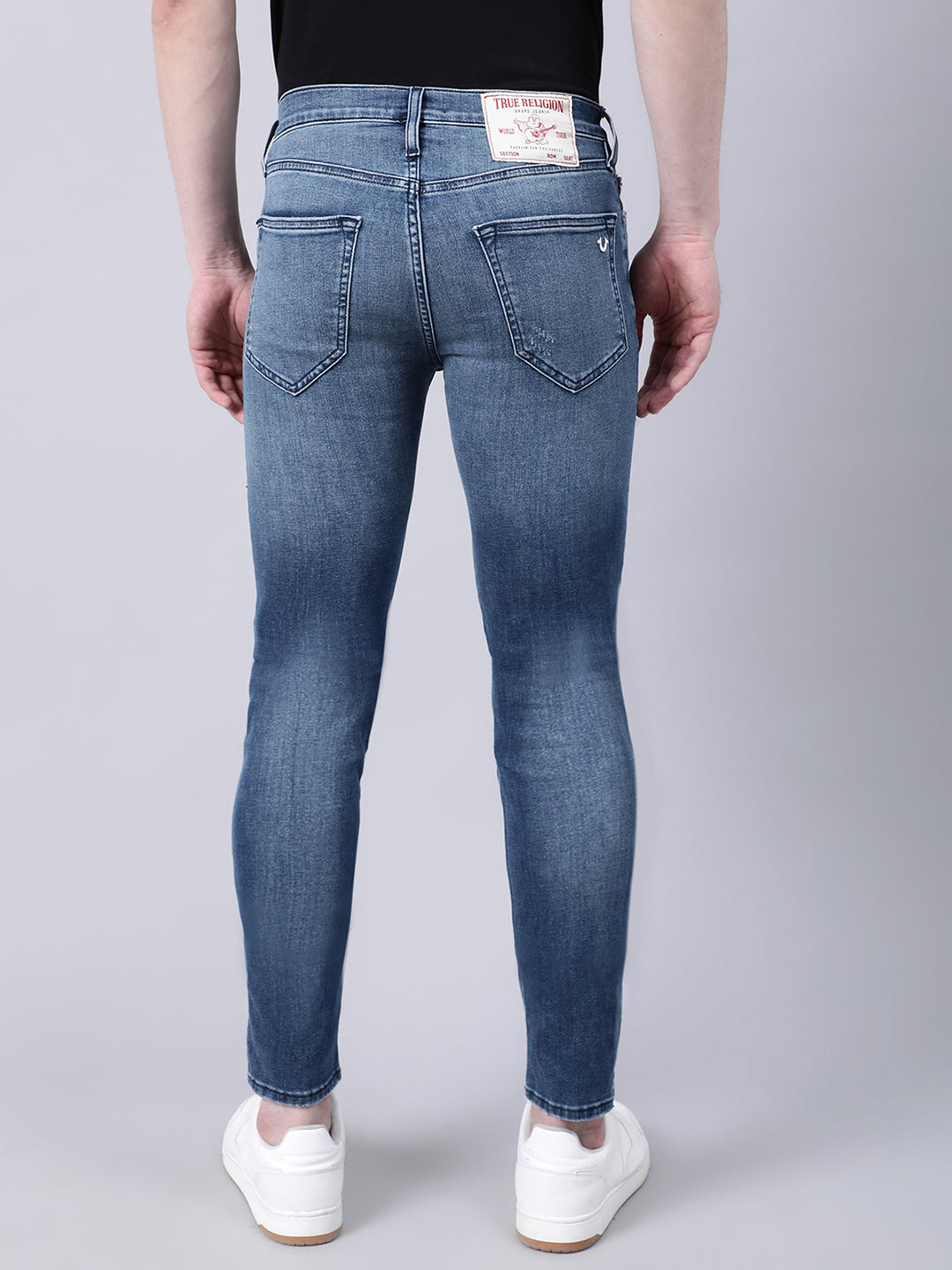 True Religion Super T Skinny Moonshot Mid Rise Jeans