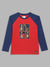 Blue Giraffe Boys Blue Solid Round Neck TShirt