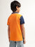 Blue Giraffe Boys Green Colour blocked Polo TShirt