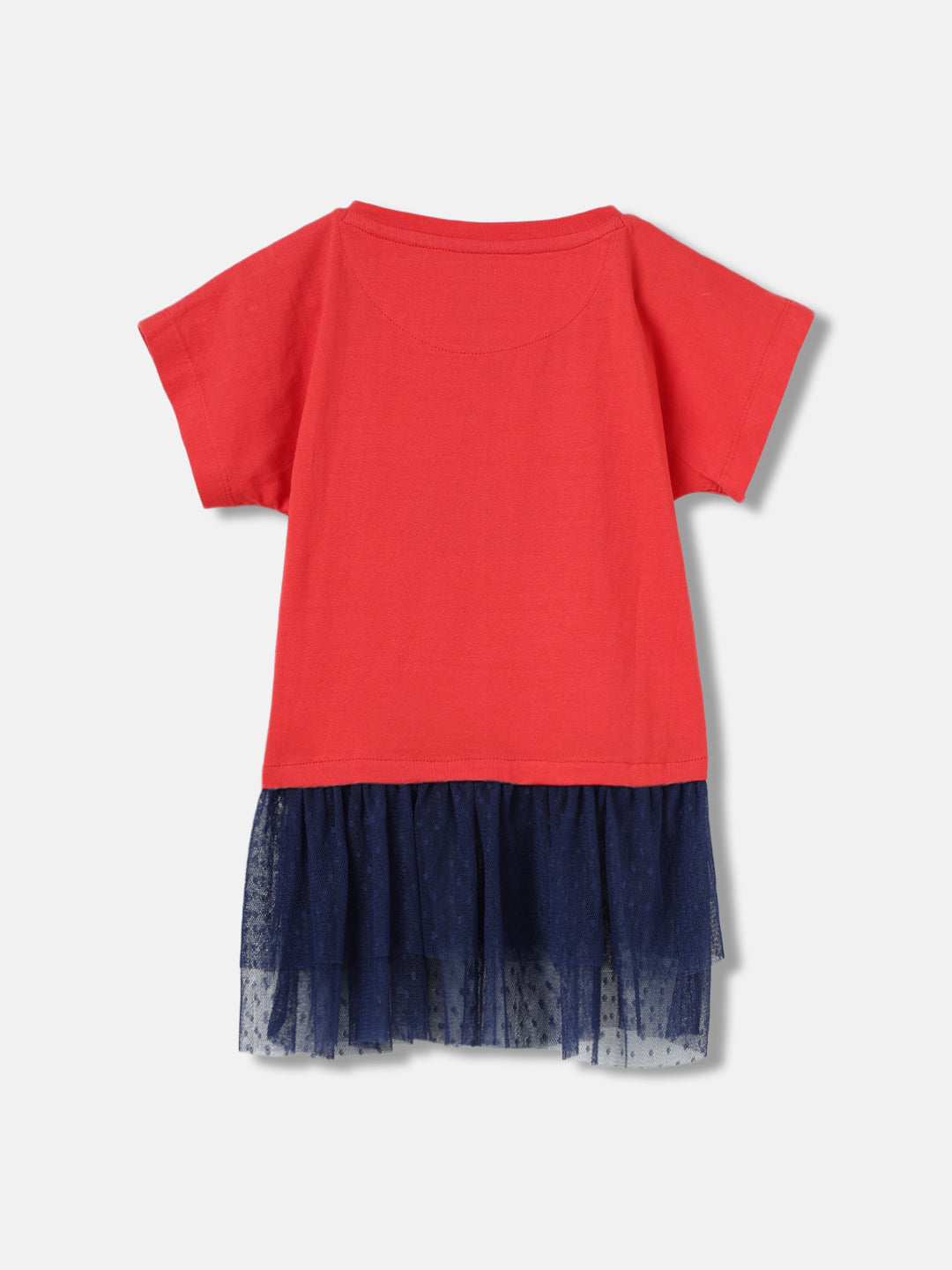 Blue Giraffe Girls Multi Solid Round Neck Top