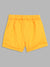 Blue Giraffe Girls Orange Solid Regular Fit Shorts