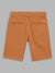 Blue Giraffe Boys Beige Solid Regular Fit Shorts