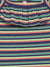 Blue Giraffe Girls Multi Striped Square Neck TShirt