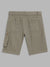 Blue Giraffe Boys Olive Solid Regular Fit Shorts