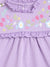 Blue Giraffe Girls Lilac Embroidered Round Neck Top