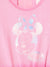 Blue Giraffe Girls Pink Solid Round Neck Playsuit