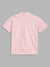 Blue Giraffe Boys Pink Solid Mandarin Collar TShirt