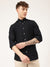 Lindbergh Men Black Solid Collar Shirt